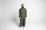 Load image into Gallery viewer, Long Sleeve Thobe - Olive Green
